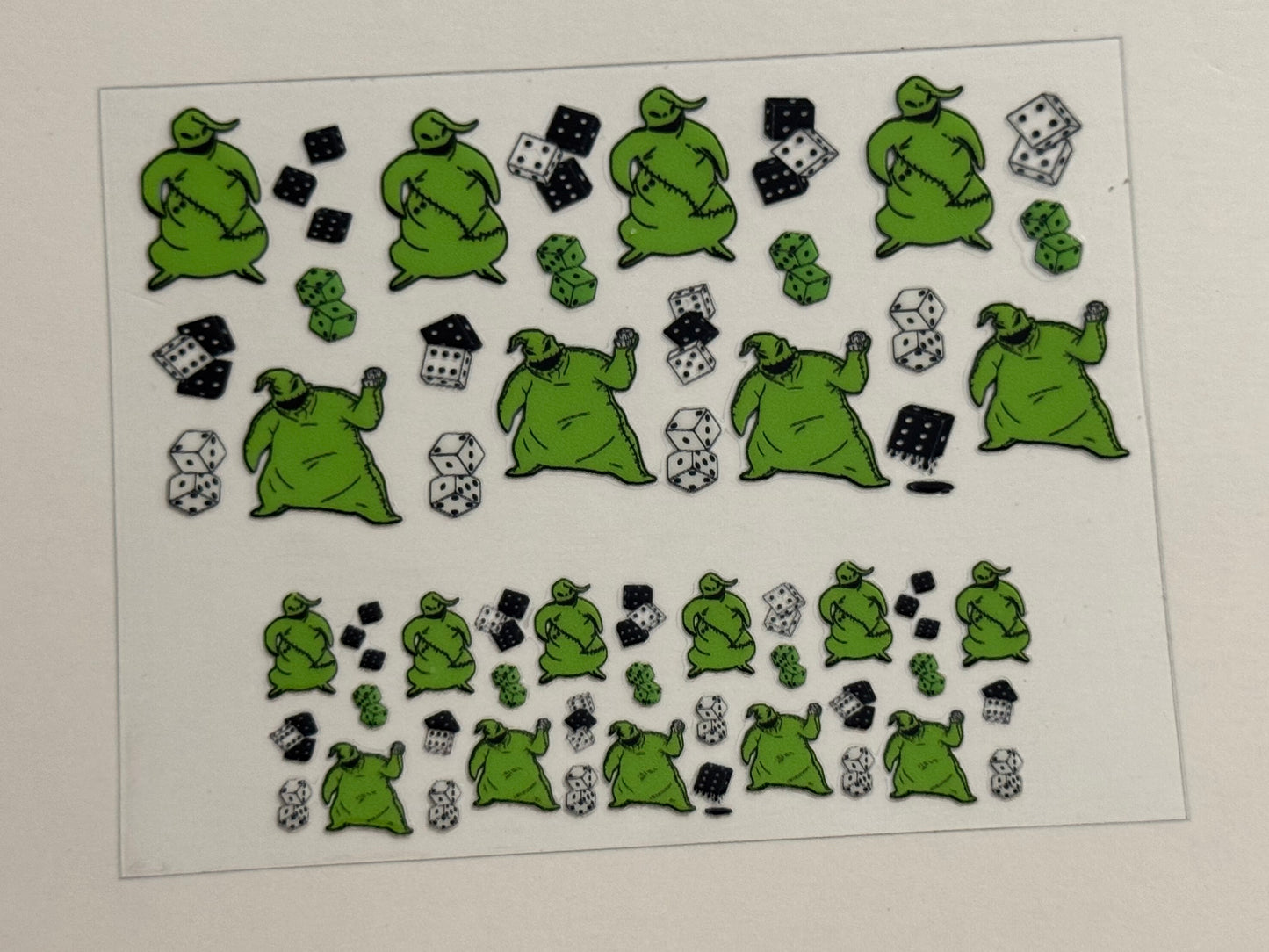 Boogie & dice UV DTF for mini tumblers