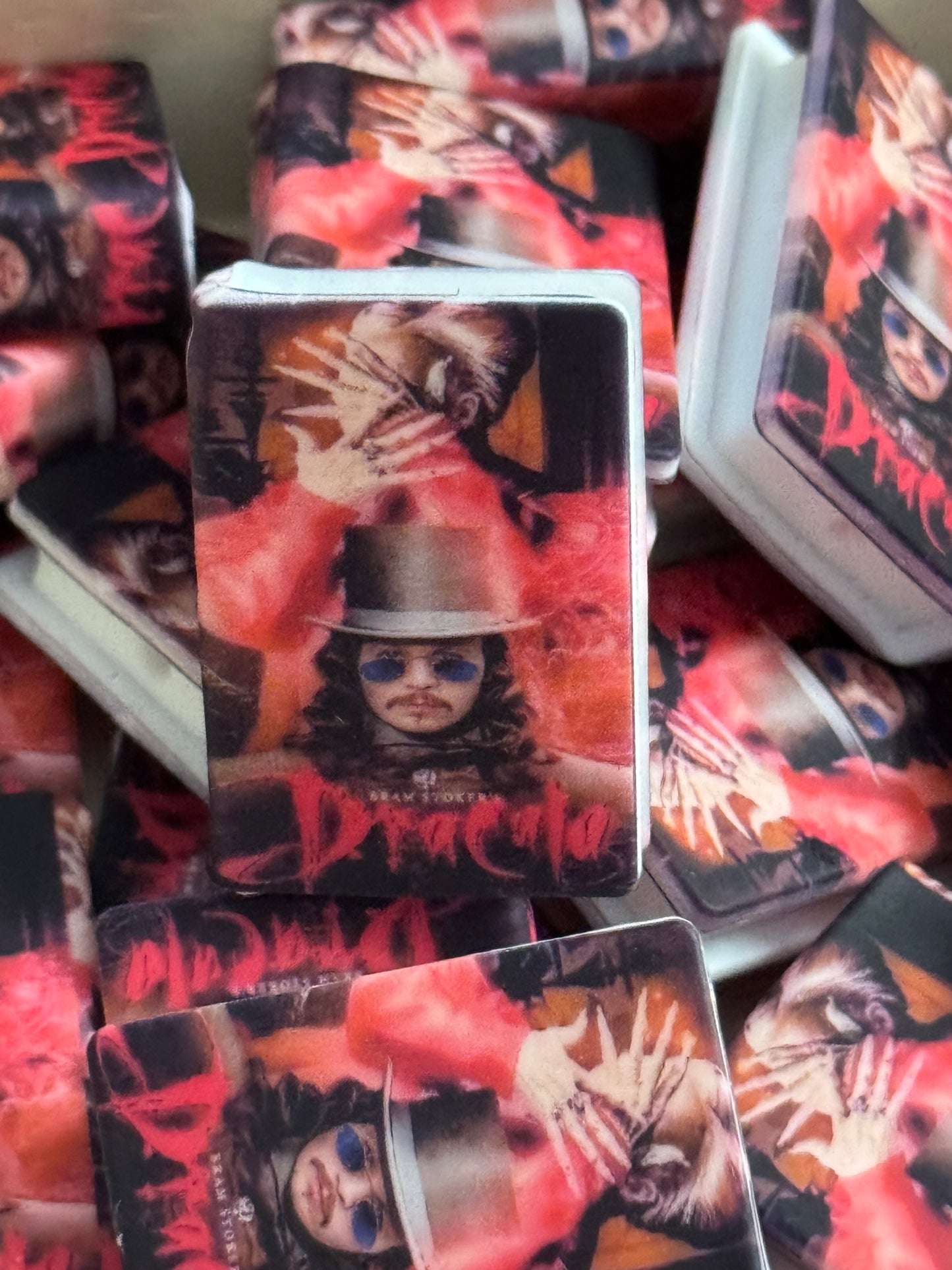 Dracula silicone focal bead -1 custom