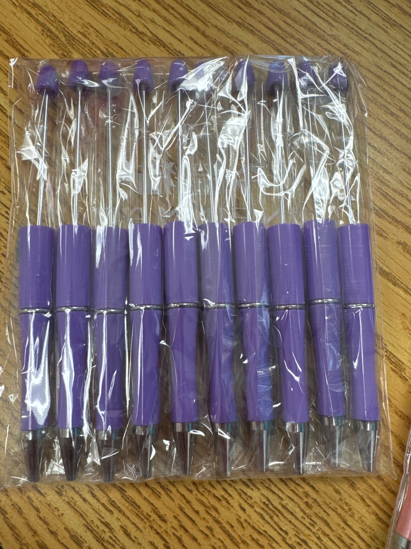 Passion Purple beadable pen-10 Pack
