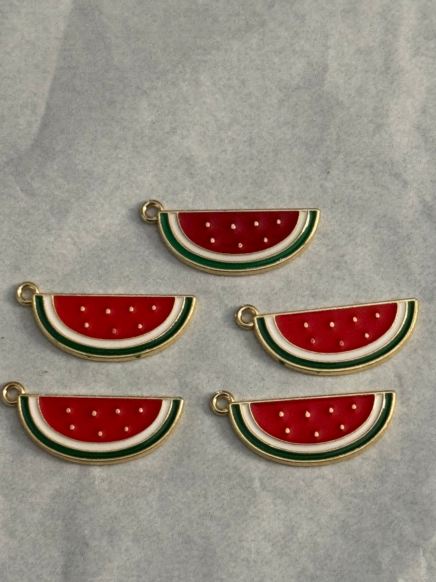 Watermelon Charms Pendant 5pcs