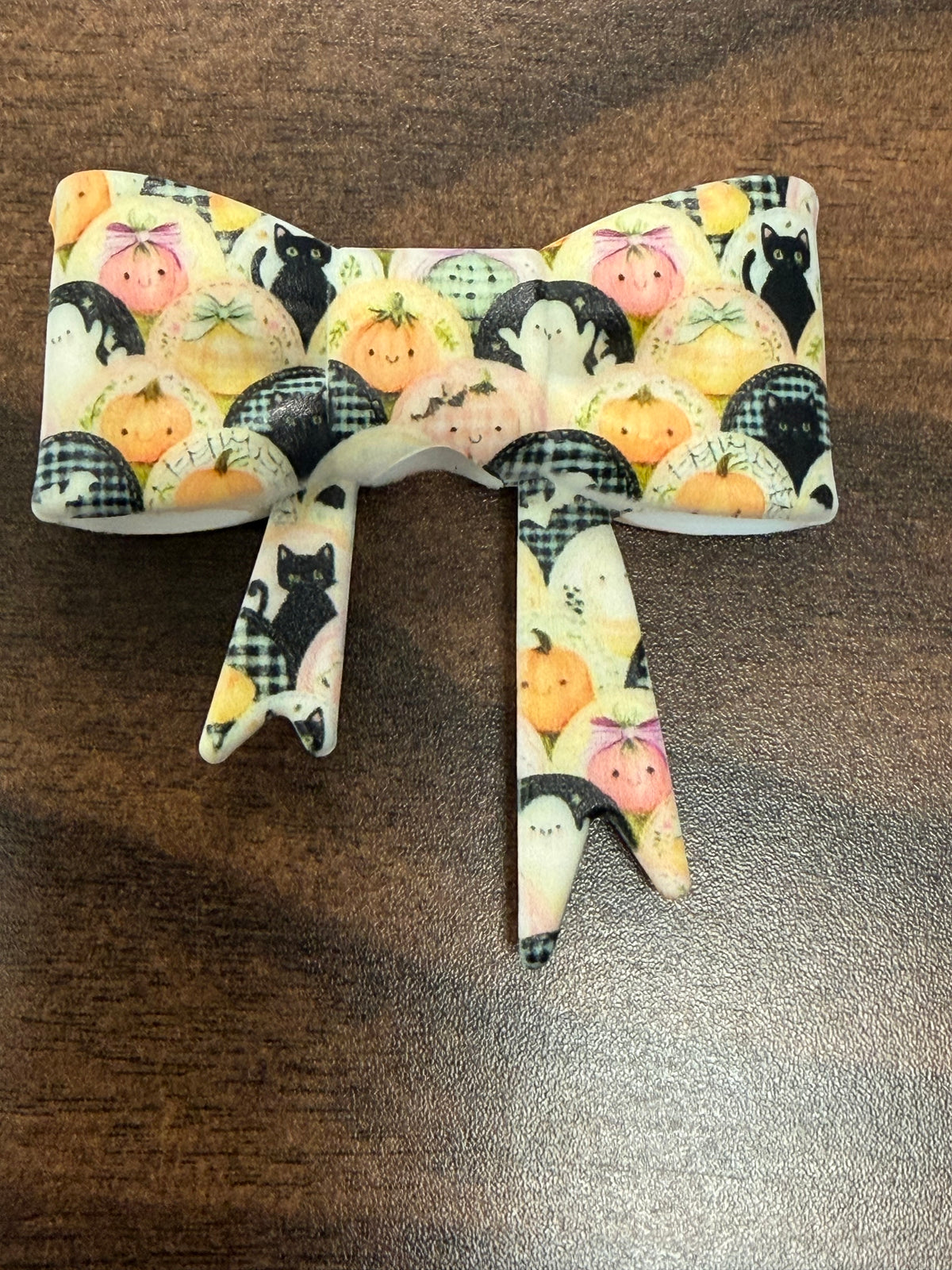 Sweet Halloween Silicone 3D Bow