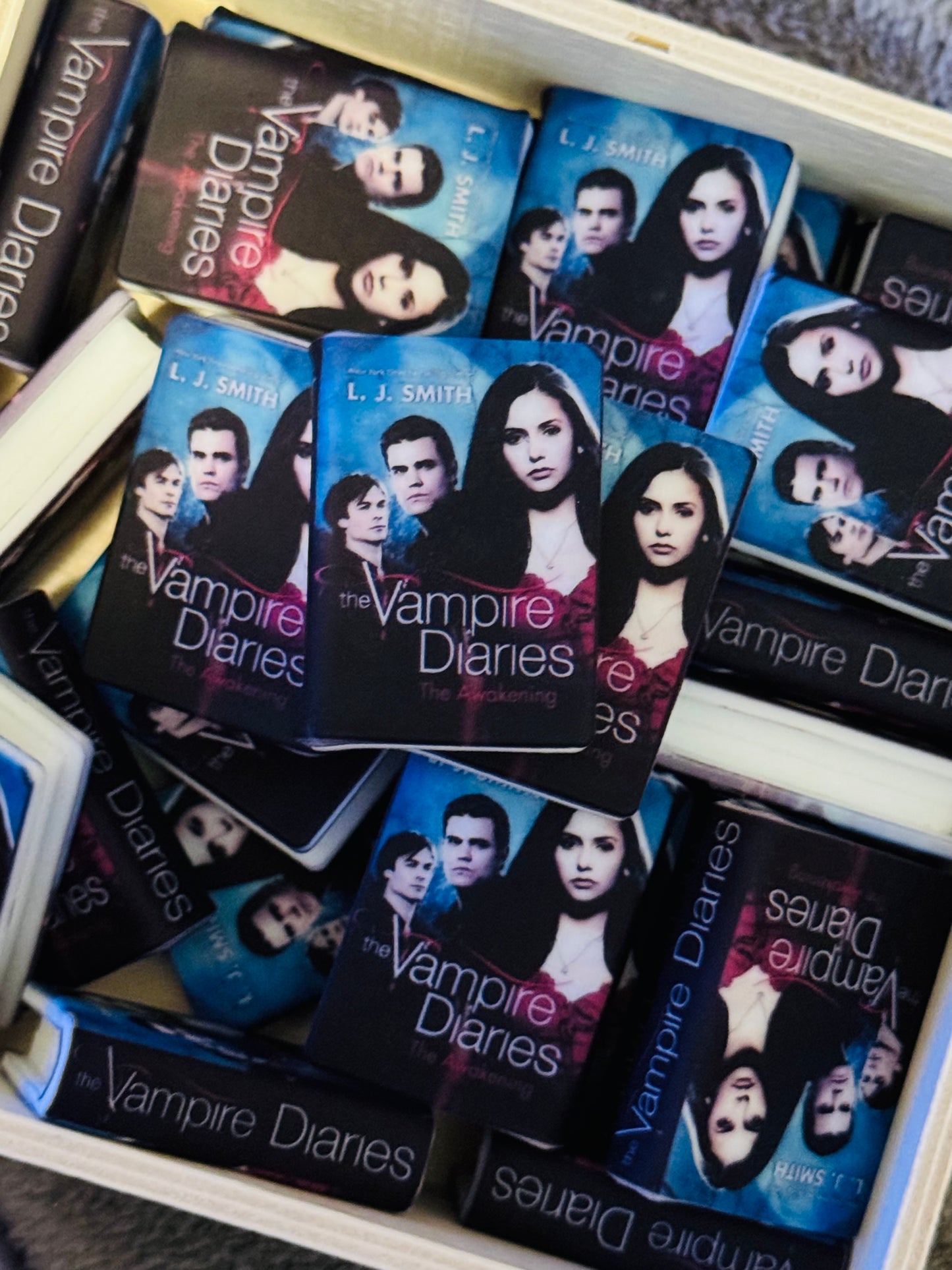 Vampire Diaries Silicone Book Focal Bead-1