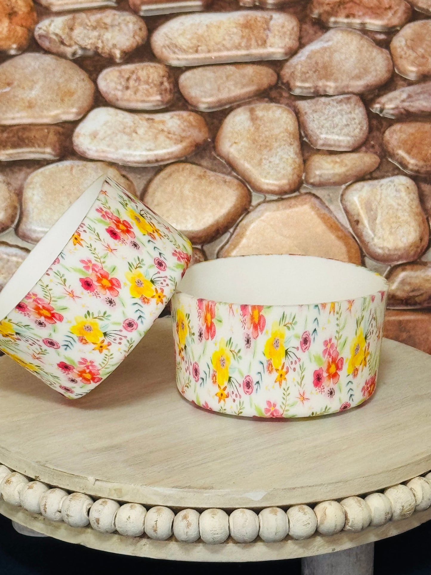 Floral Grace Silicone Tumbler Boot , 1 boot