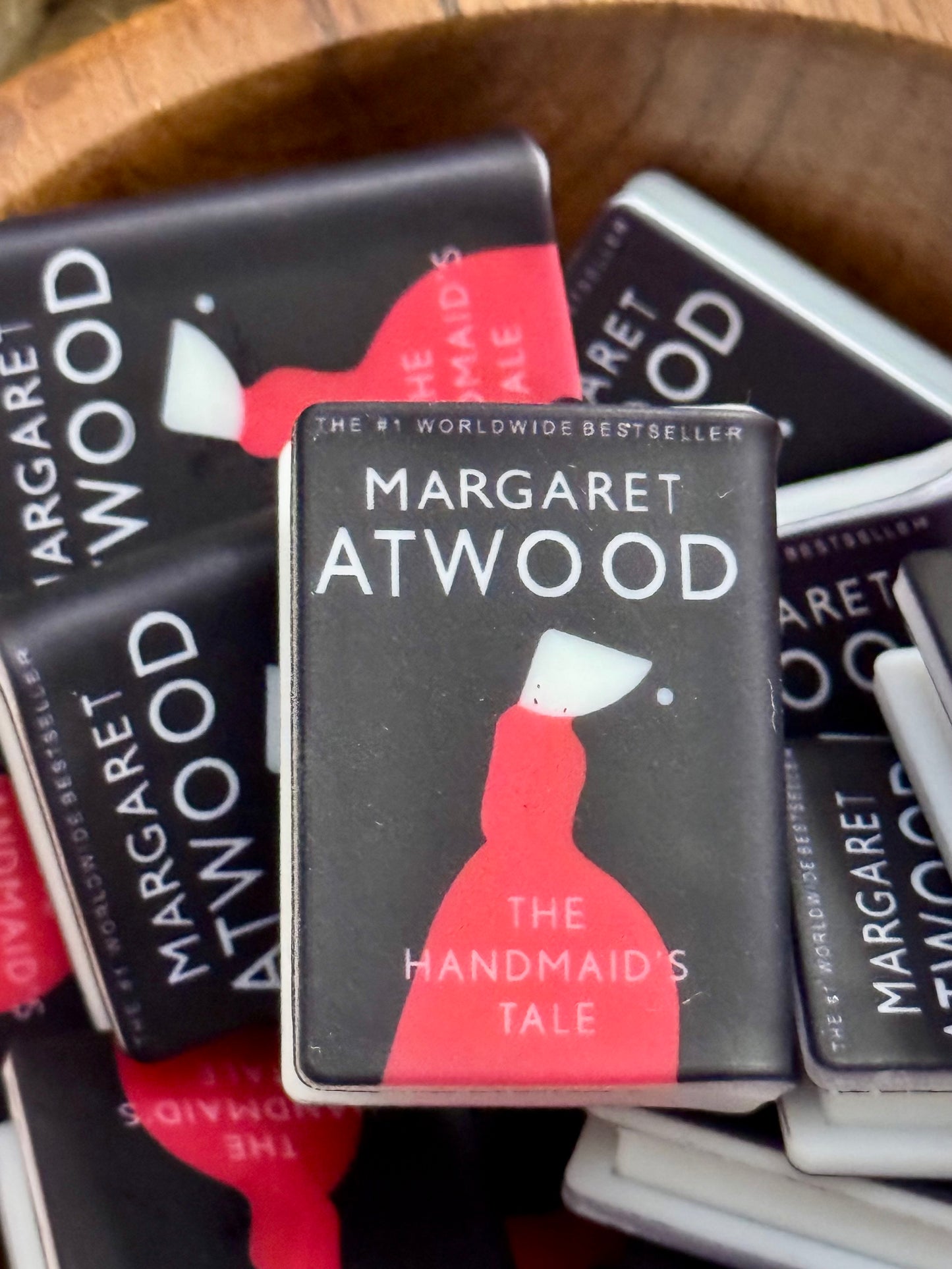 Handmaids Tale Silicone Book Focal Bead -1