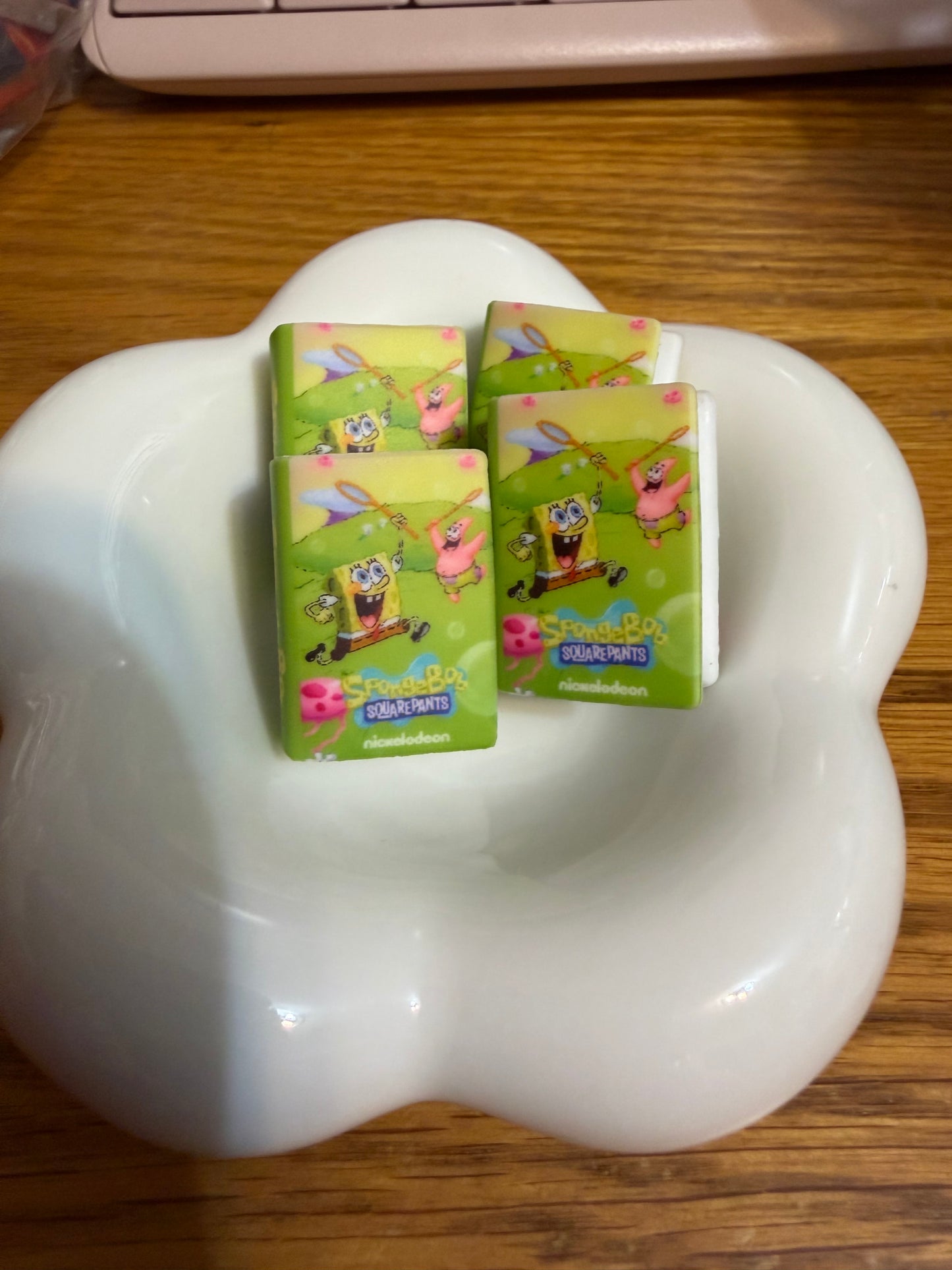 Sponge Silicone Book Focal Bead -1
