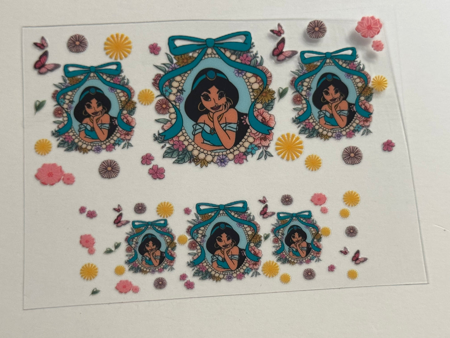 Jasmine UV DTF for Mini Tumblers