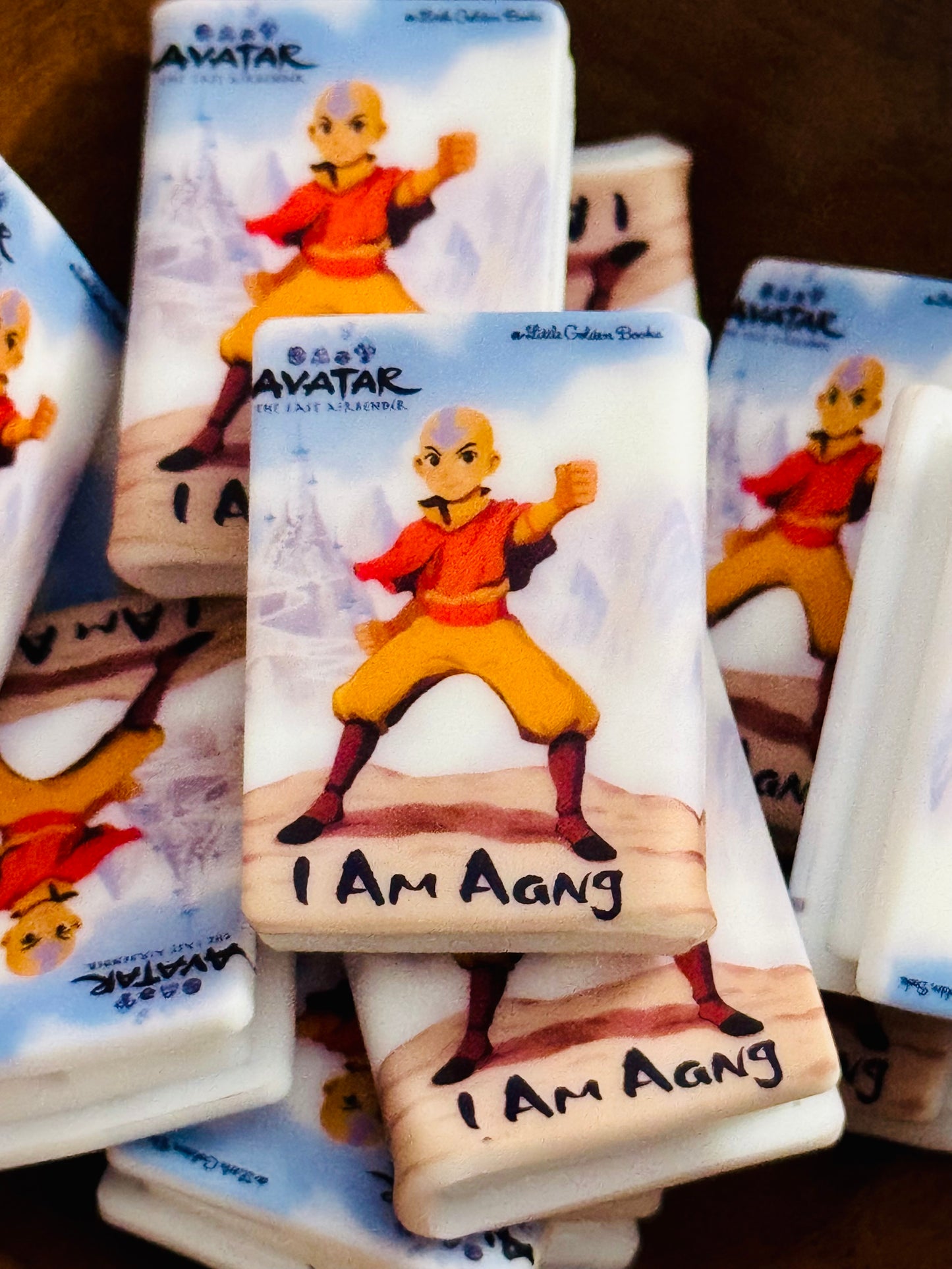 Air Bender Silicone Book Focal Bead -1