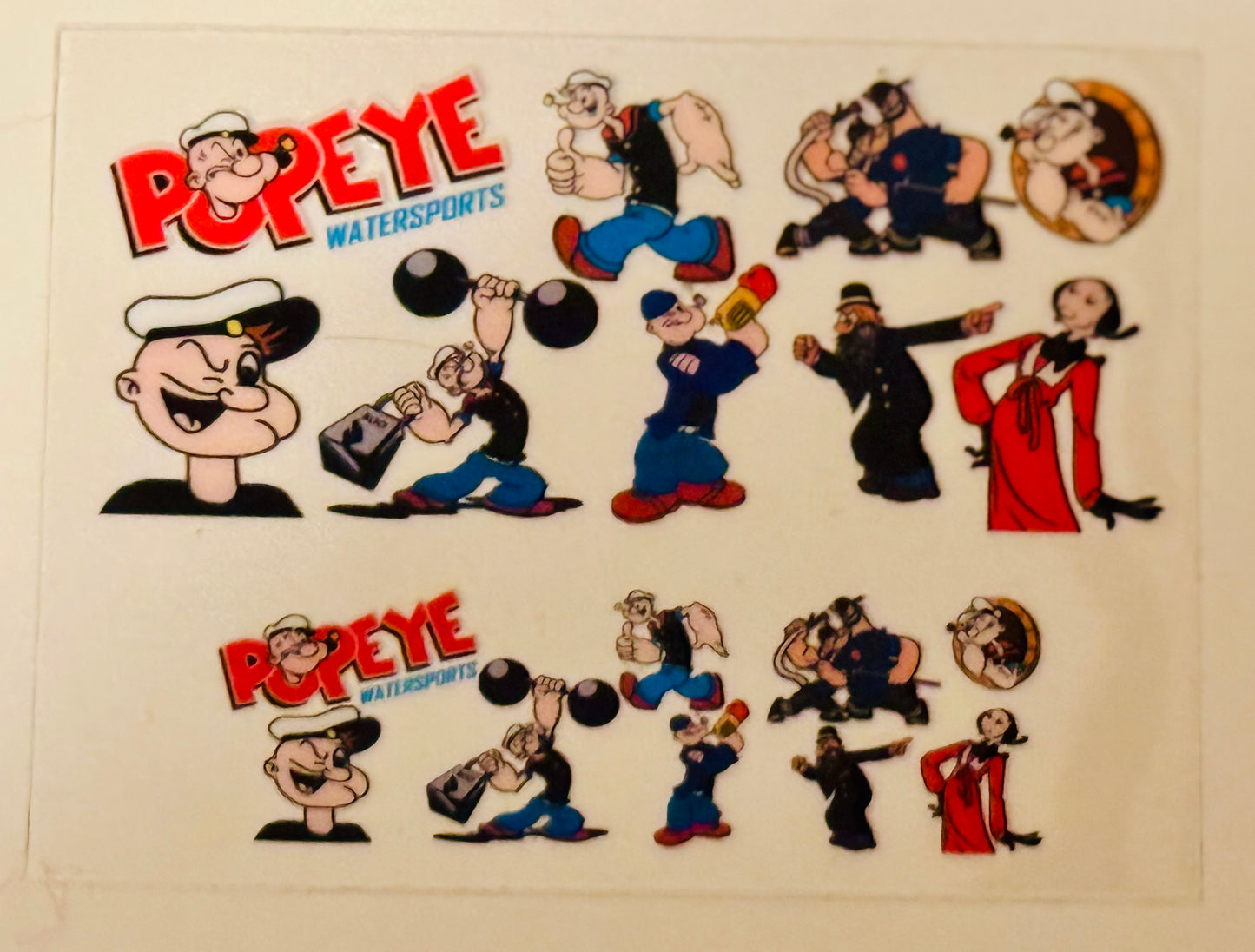 Popeye dtf sticker