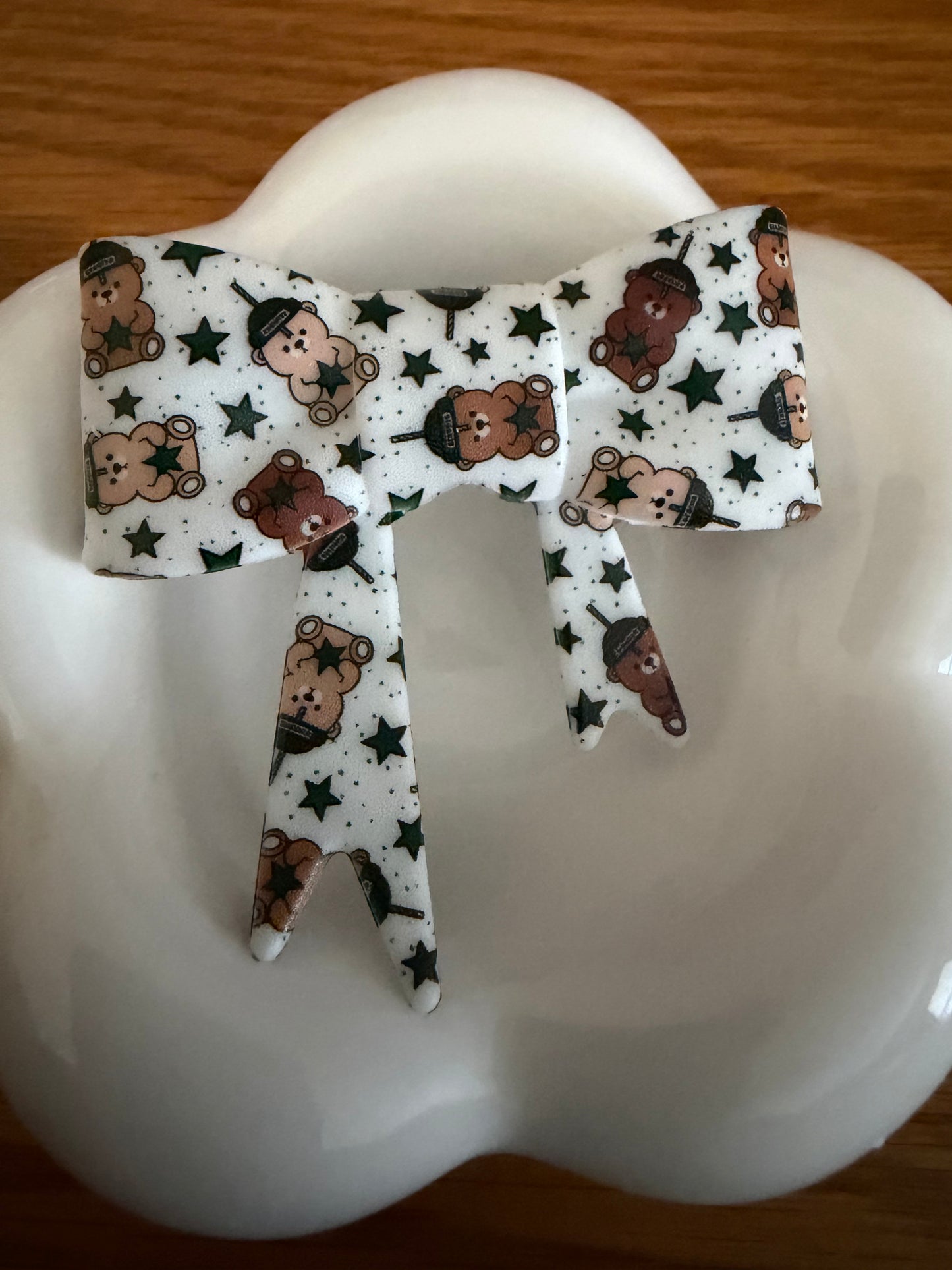 Starbees Large Bow Silicone Bead-1