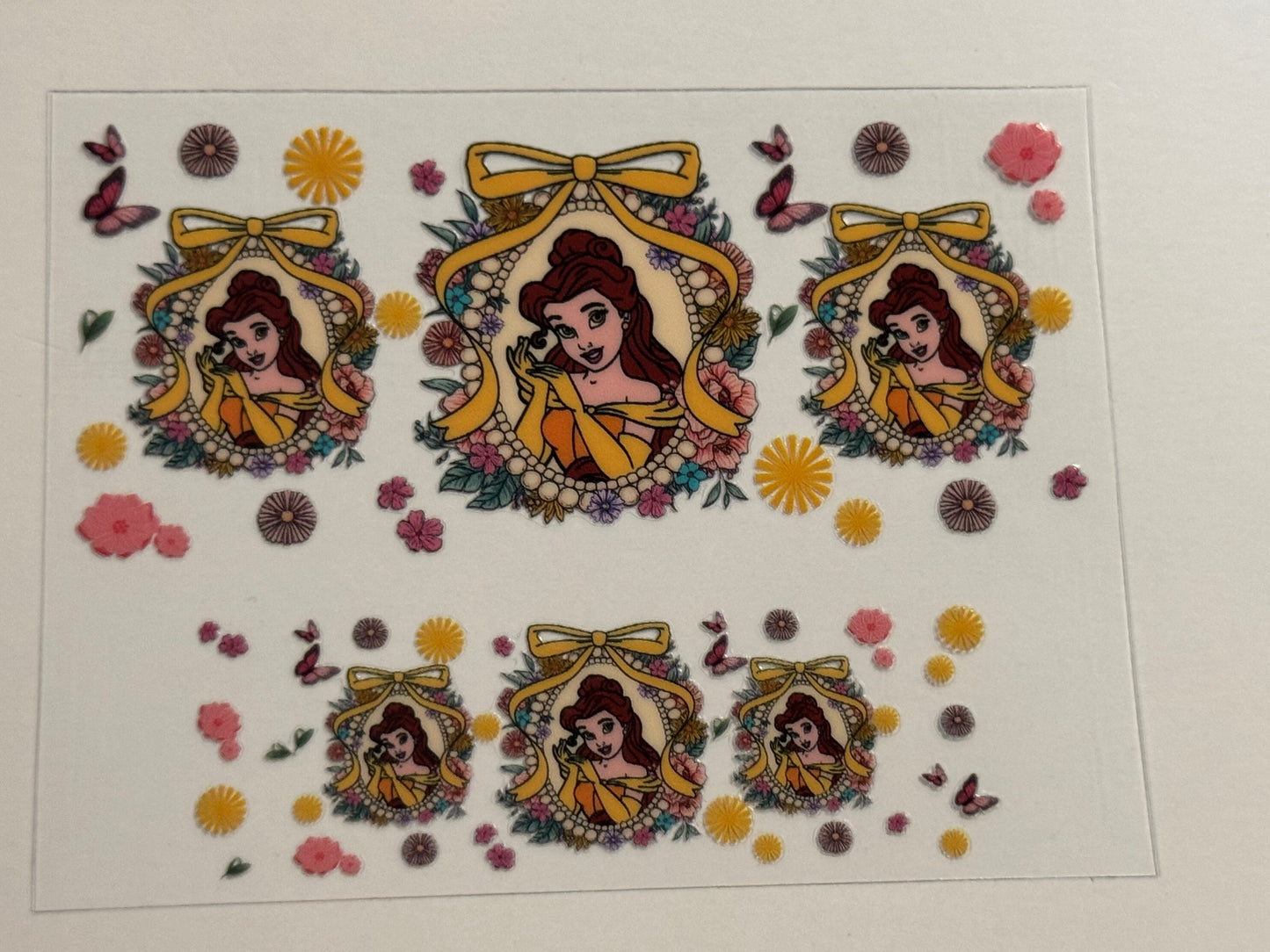 Beauty girl UV DTF for Mini Tumblers