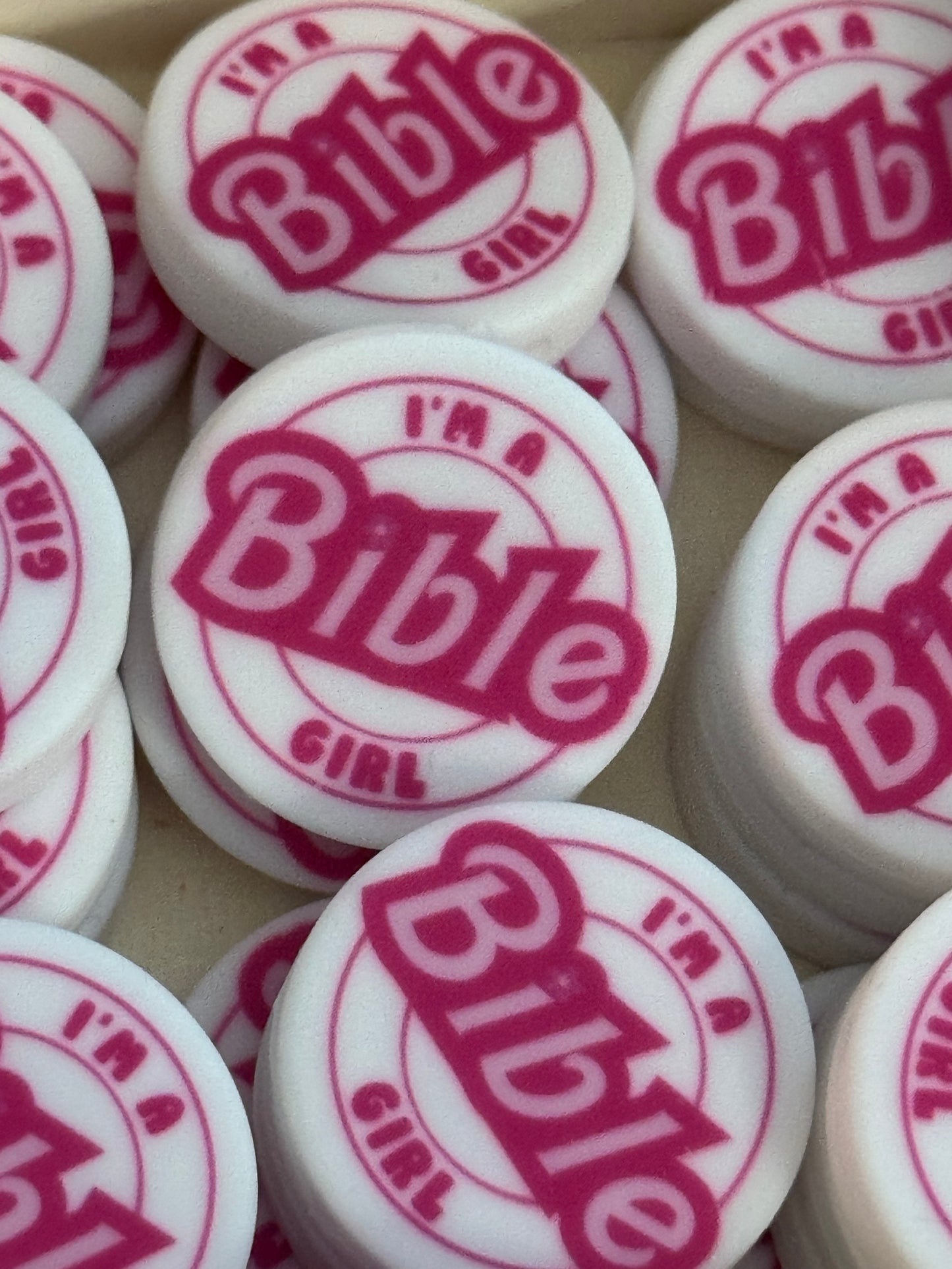 I’m a Bible Girl custom silicone focal bead -1