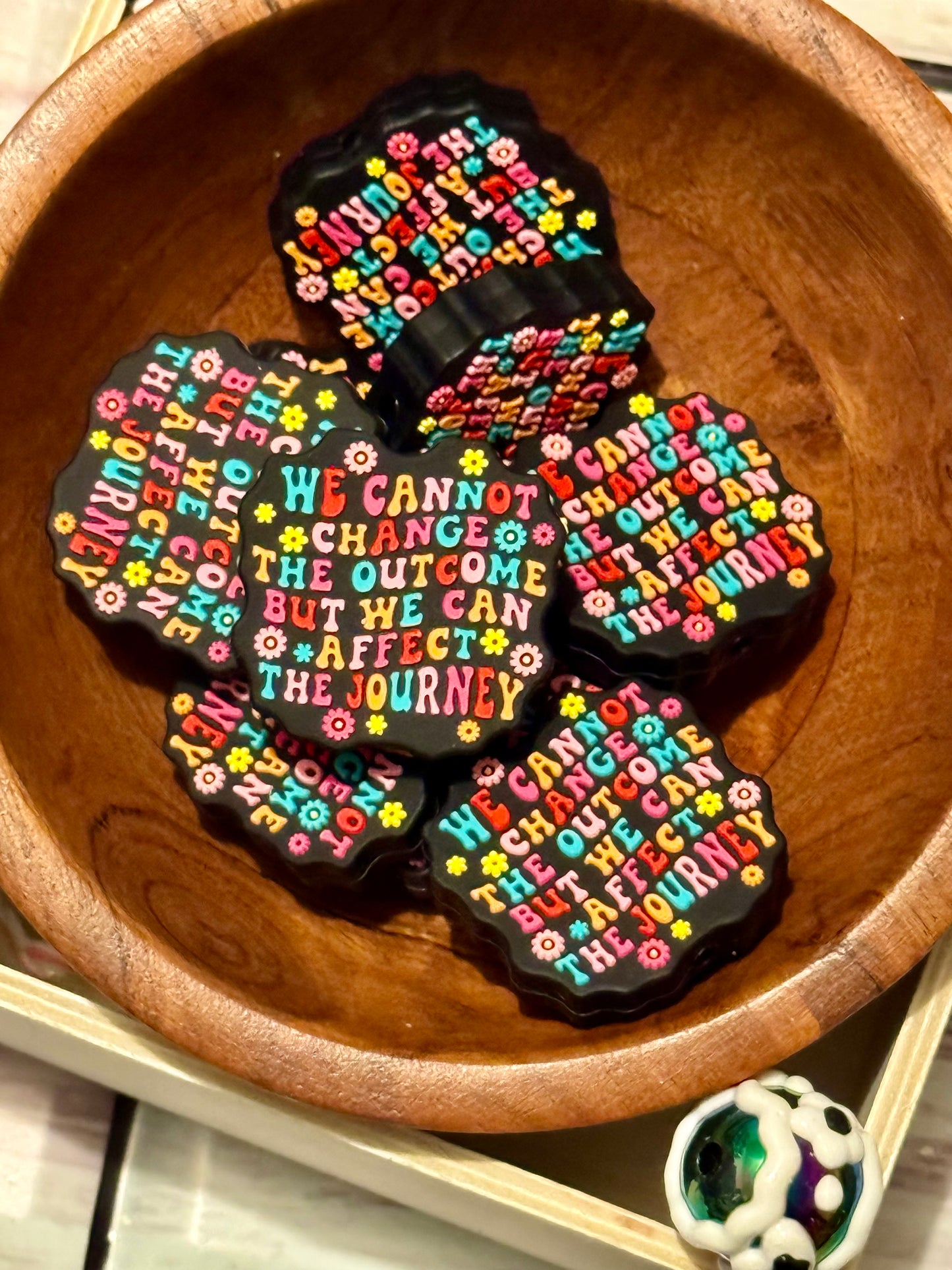 We cannot change the Outcome Silicone focal bead-1