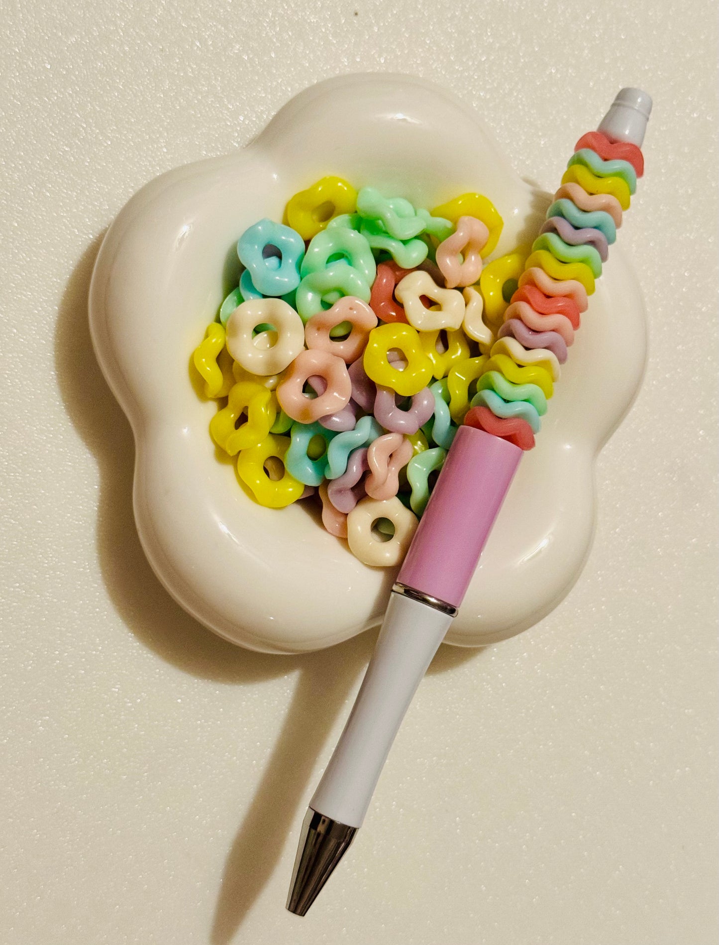 Acrylic Wavy Spacers beads-Pack 25