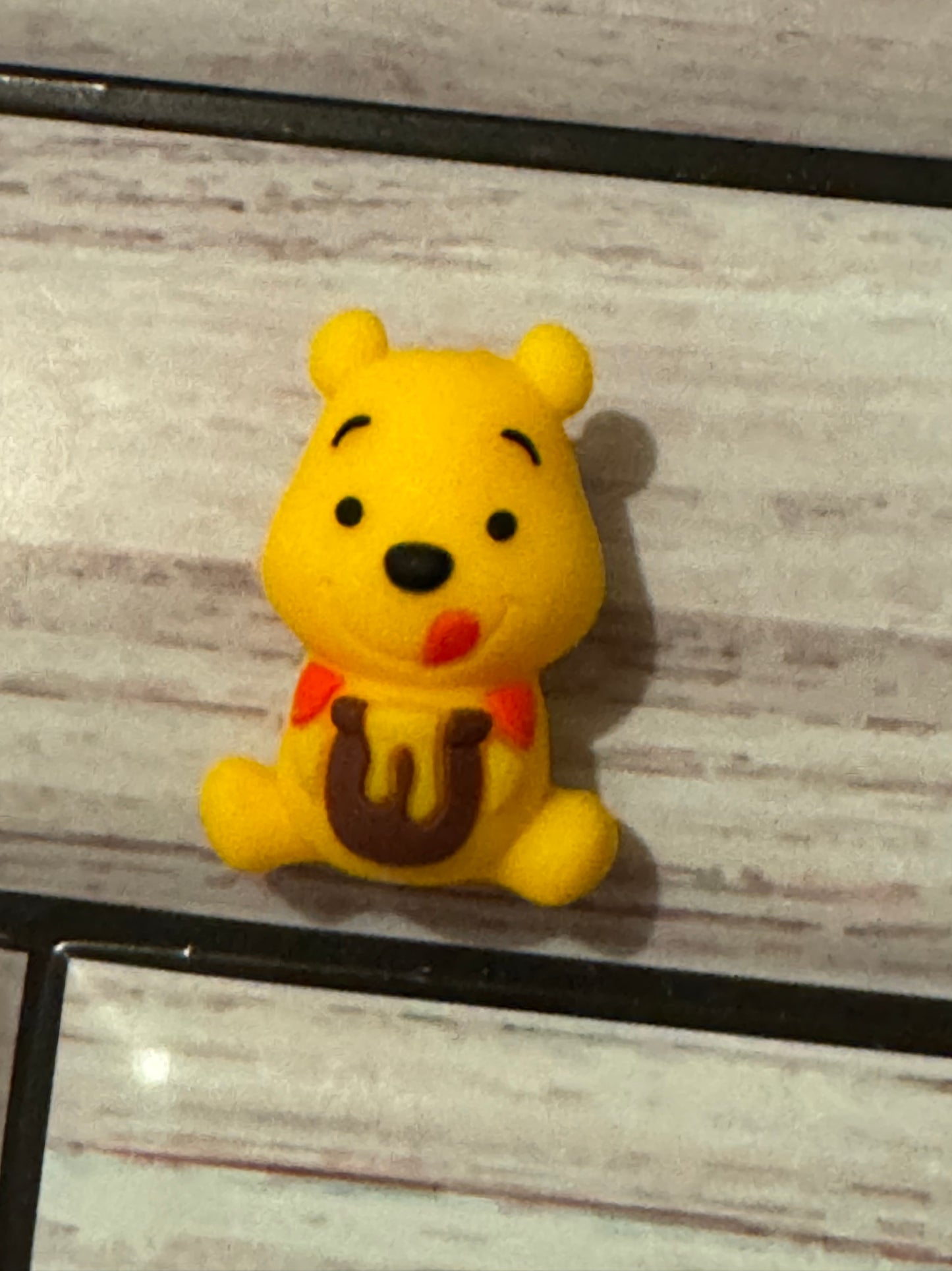 Honey Pooh Bear 3D Silicone Focal