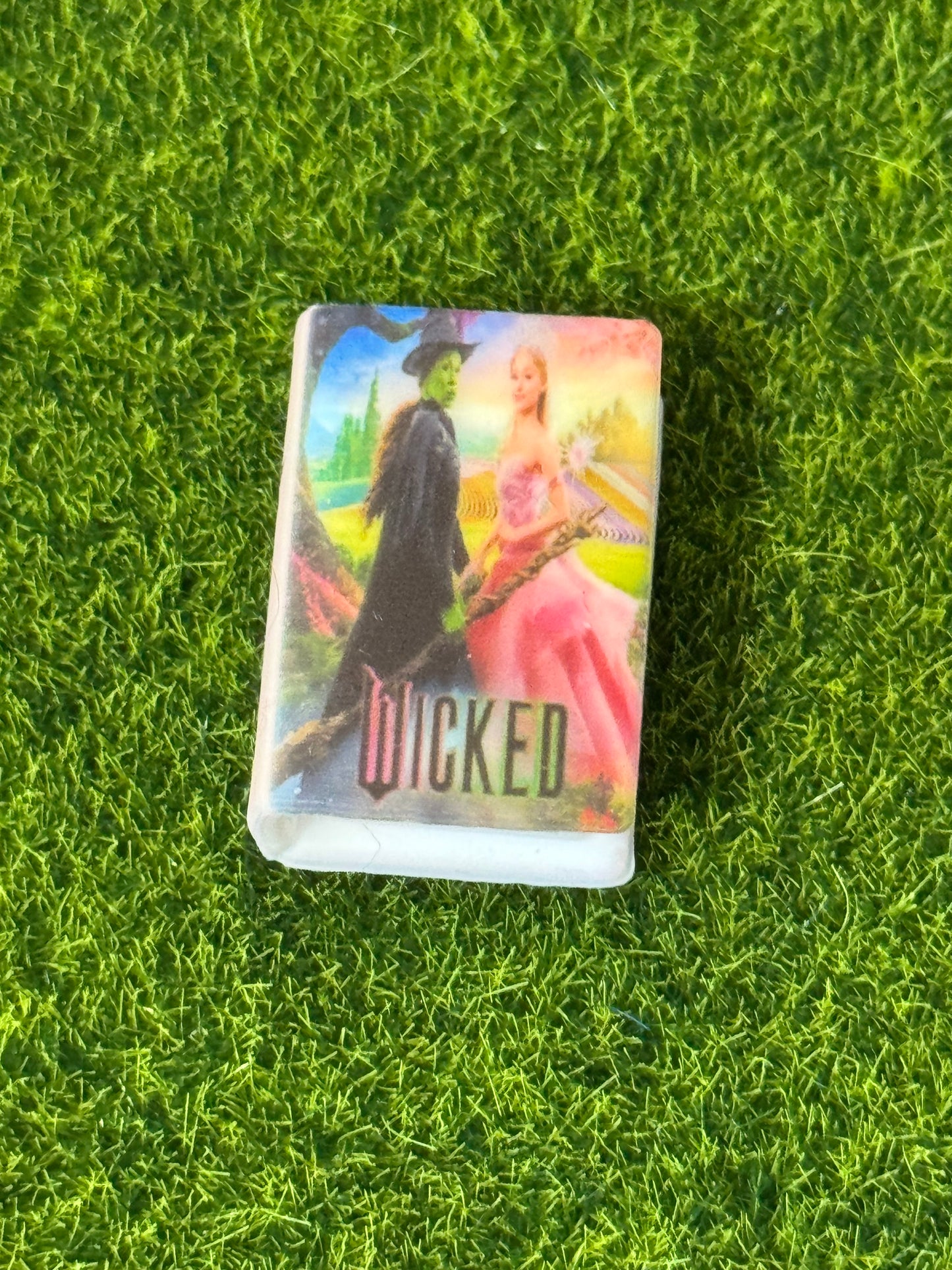 Wicked custom silicone book focal beads