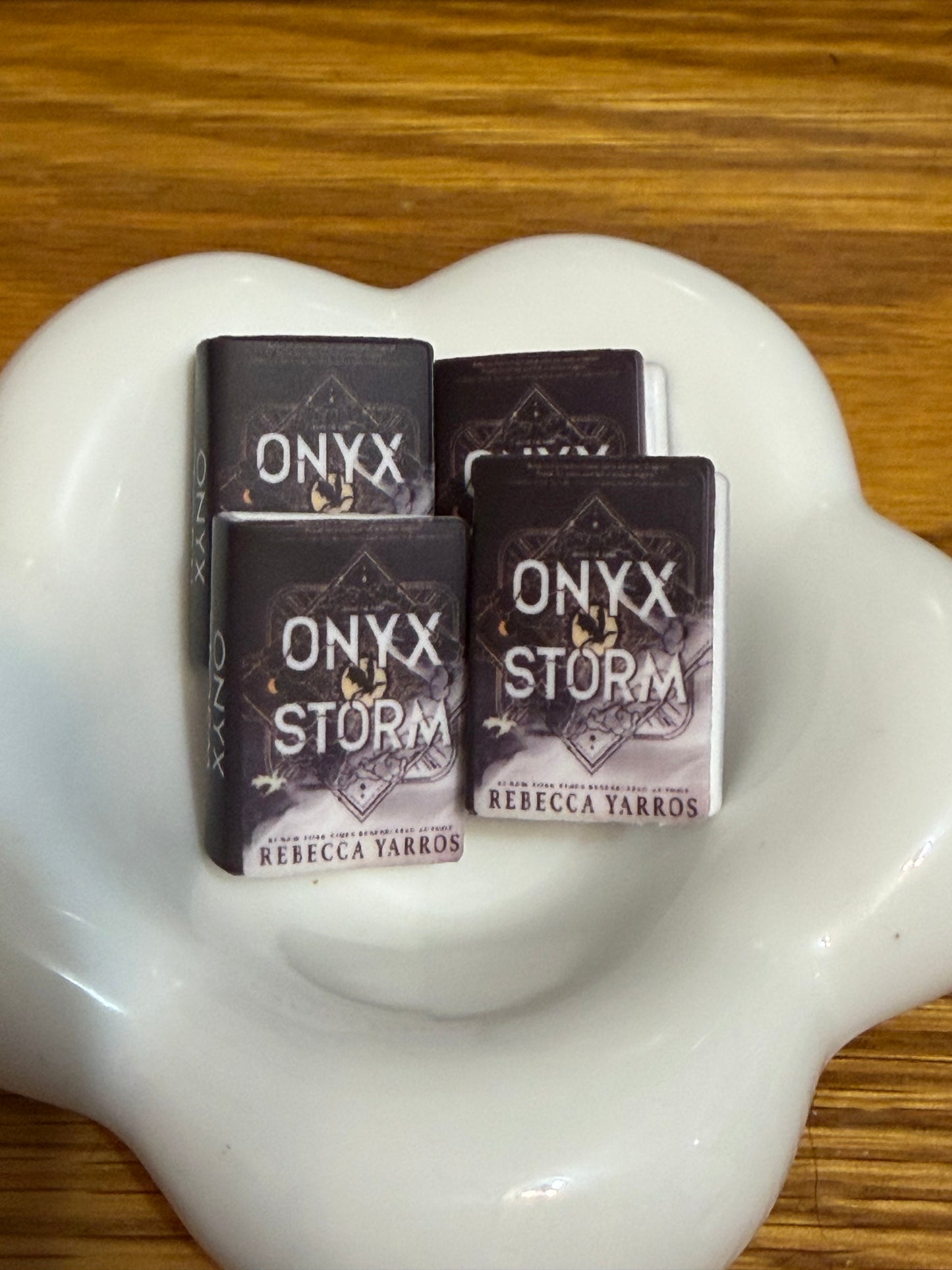 Onyx Silicone Focal Book Bead -1