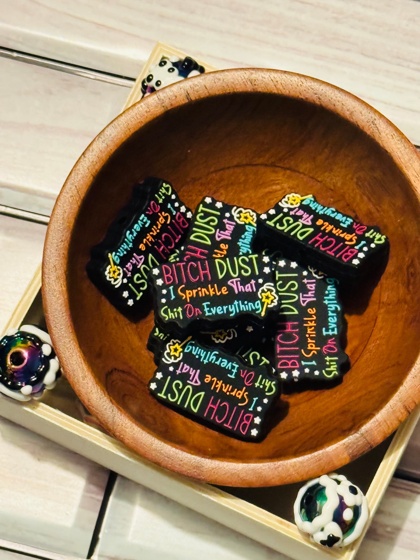 B-Dust Silicone Focal Bead -1