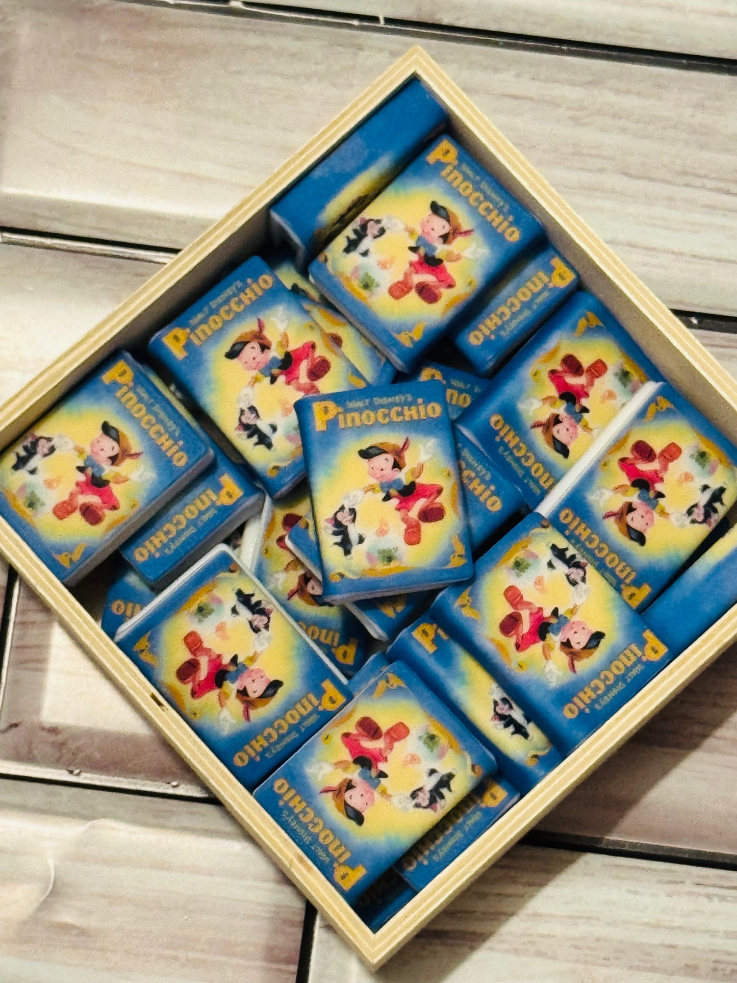 Wooden boy Silicone Book Focal Bead-1