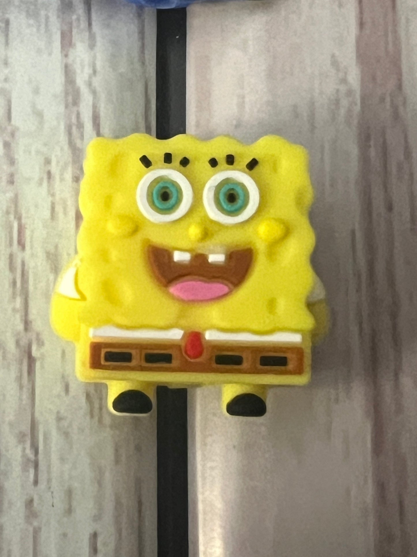 Sponge Man 3D Silicone focal bead