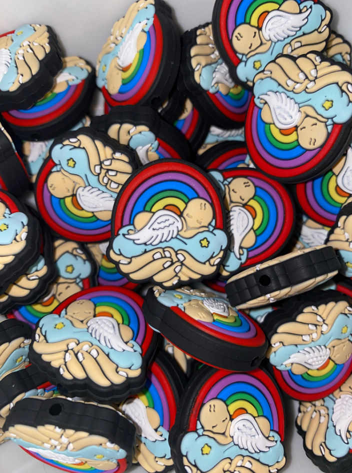Rainbow Babies Custom Silicone Focal beads -1
