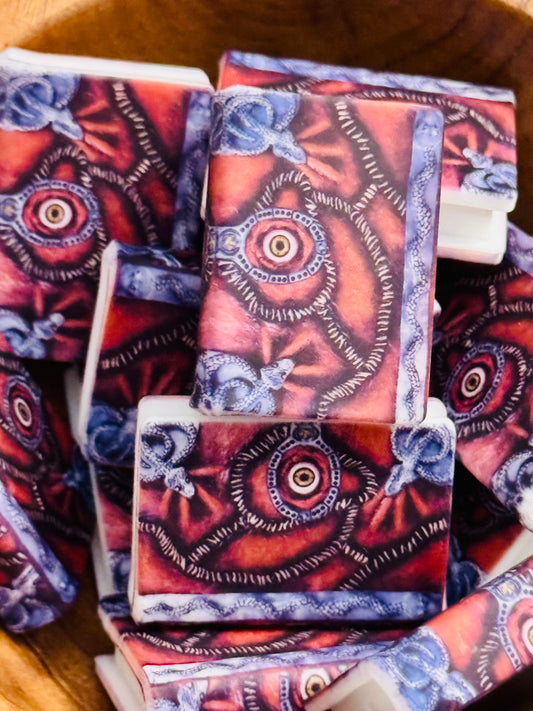 The Hocus Book Silicone Book Focal Bead-1