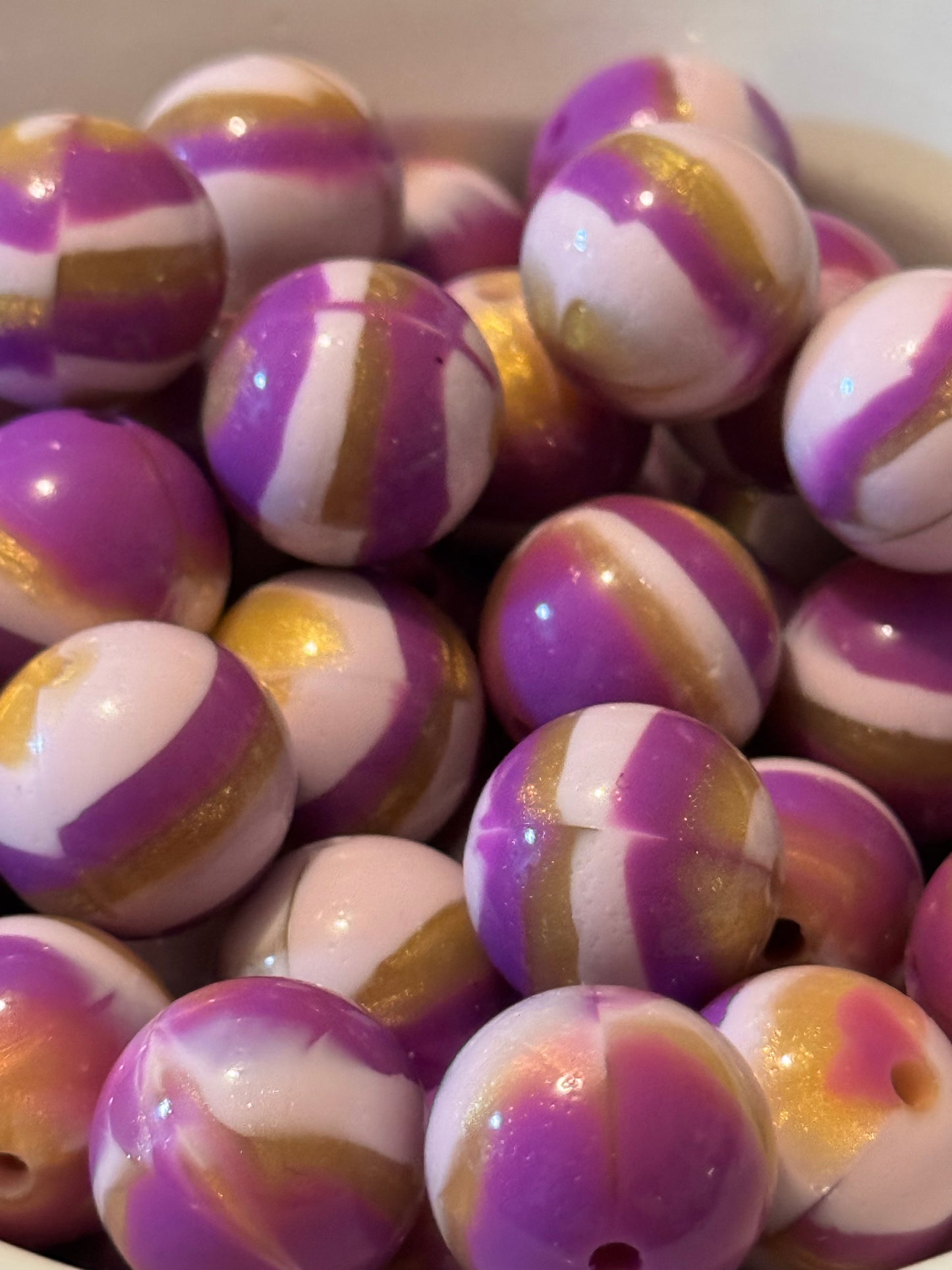 Pirates Booty Shiny 15mm Silicone Bead-1