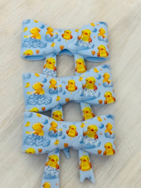 Duck Silicone Large Bow Focal -1