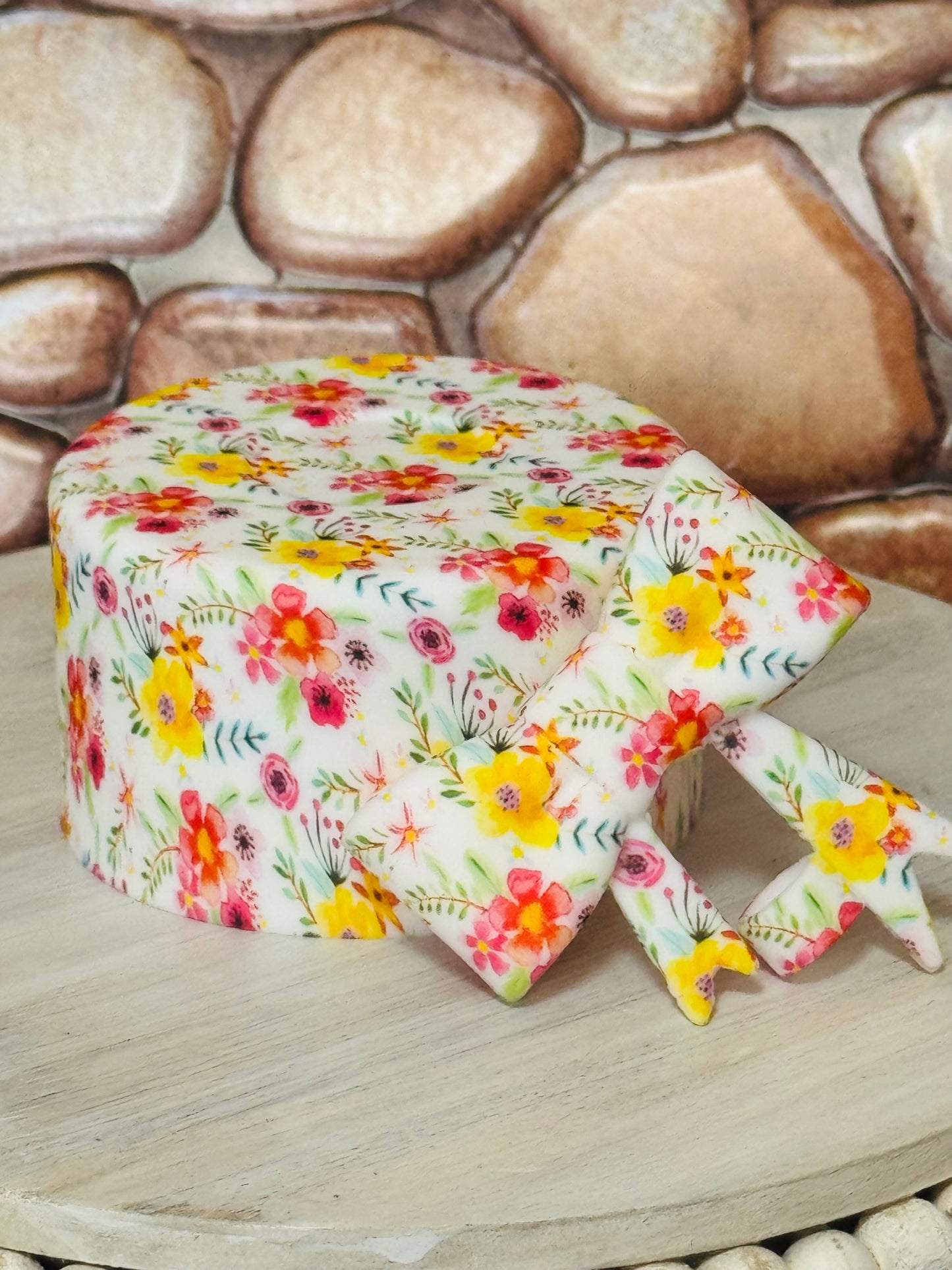 Floral Grace Silicone Tumbler Boot , 1 boot