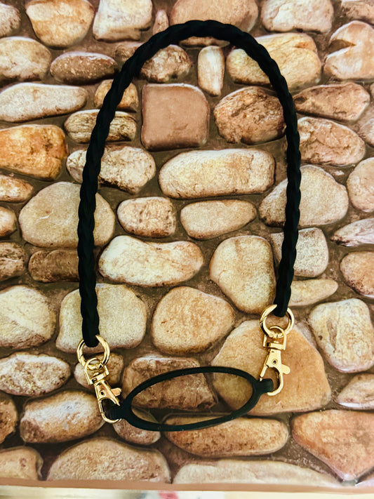 Black Silicone Tumbler Collar & Chain Holder-1