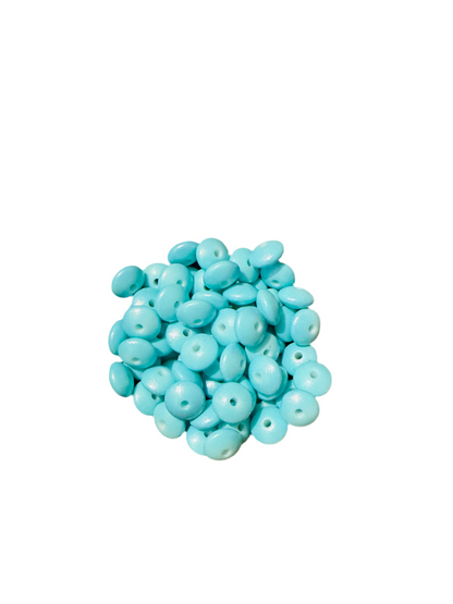 Beautiful Opal Aqua lentils Custom color -Pack of 10