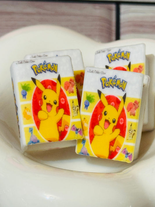 Poke-man Silicone Focal Book Bead-1