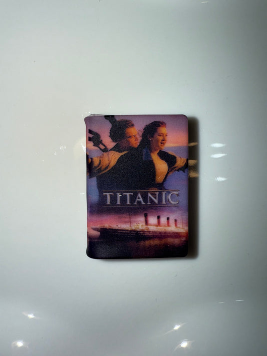 Titanic Book Silicone Focal bead-1