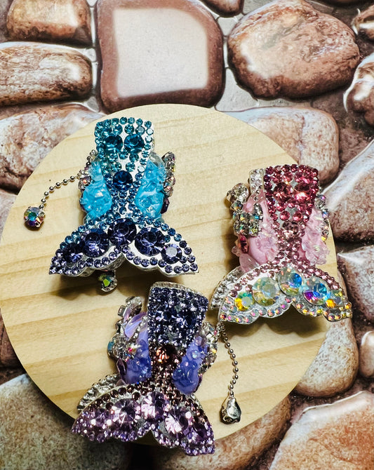 Mermaid Tail Rhinestone Bead-1