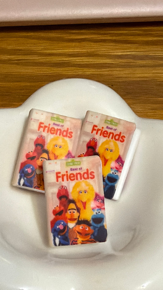 A Big Bird with Friends Silicone book bead -1
