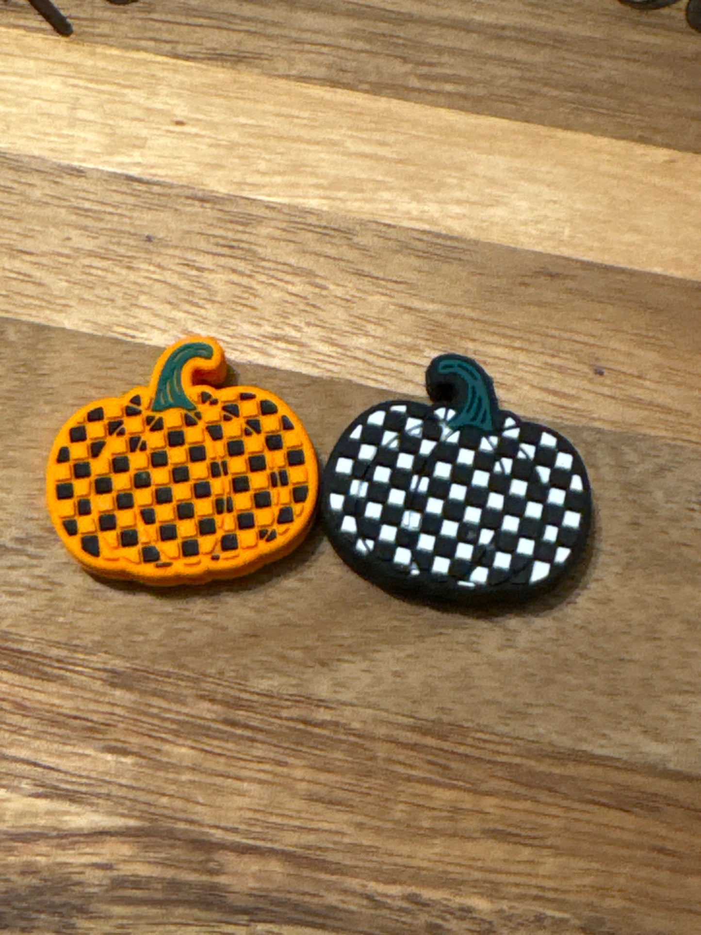 Checkered Pumpkin Black or Orange