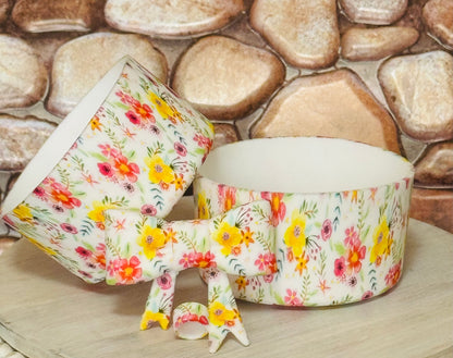 Floral Grace Silicone Tumbler Boot , 1 boot