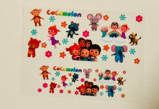 Melon friends dtf sticker