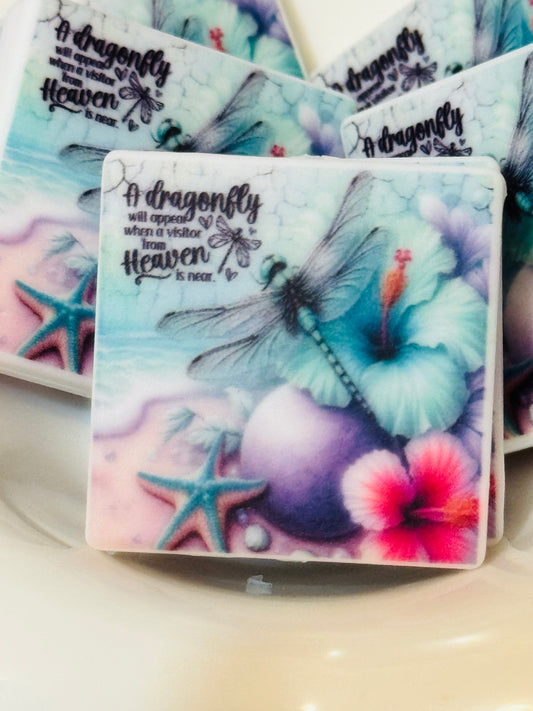 A Dragonfly from Heaven Silicone focal bead-1 custom