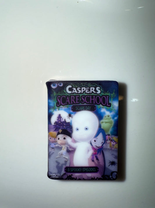Friendly Ghost Book Silicone Focal bead-1