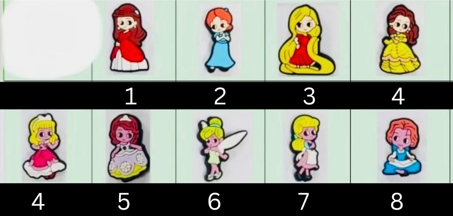 Princesses Silicone Focal Beads