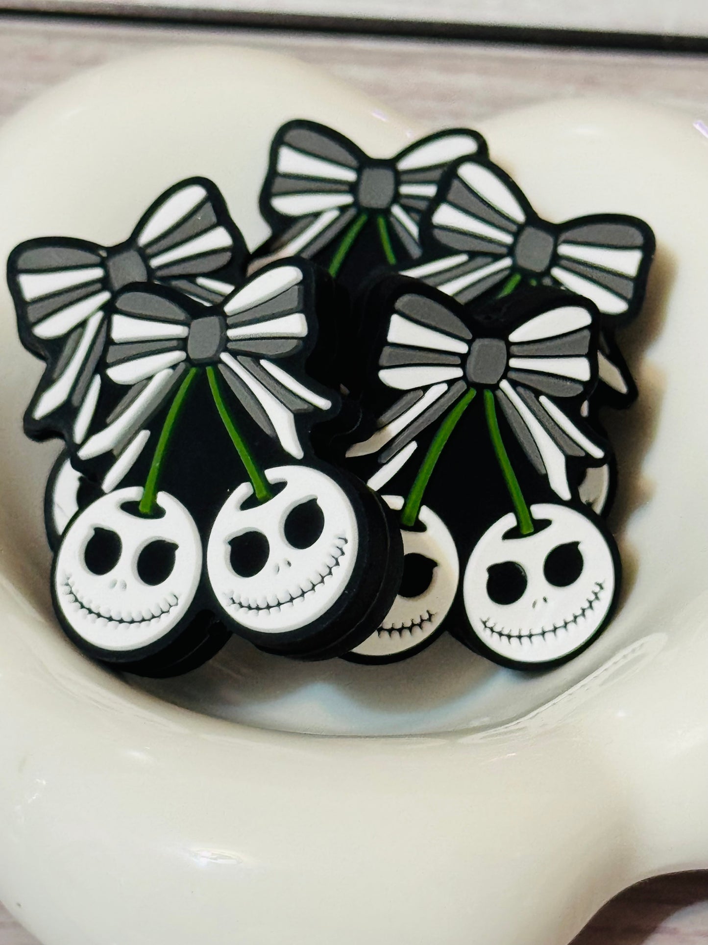 Jack Cherries Custom Silicone Focal bead