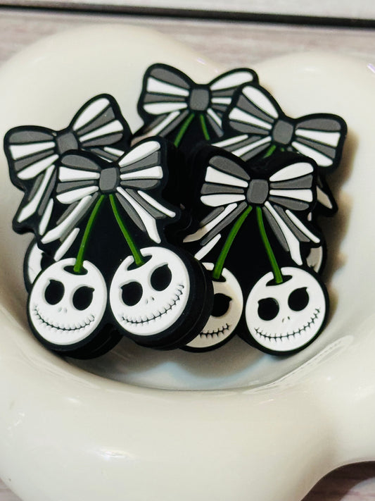 Jack Cherries Custom Silicone Focal bead