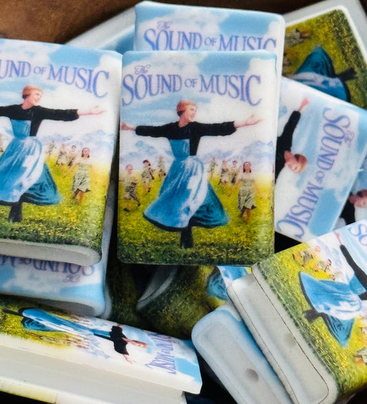 Sound of Music Silicone Book Focal Bead -1
