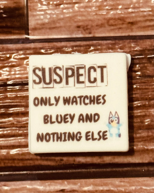 Suspects only watches Blue dog and nothing else-1 bead
