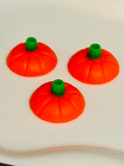 3D Pumpkin Lids Focal beads-1