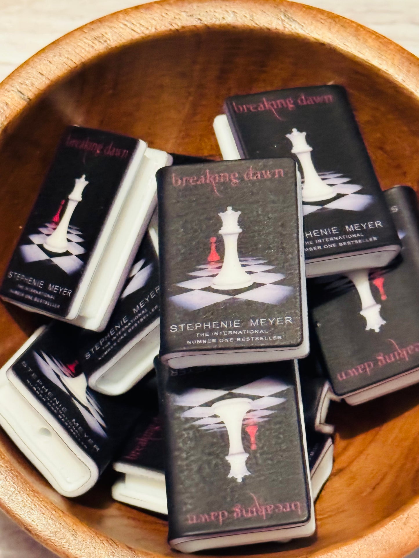 Breaking Dawn Book Silicone Focal Bead-1