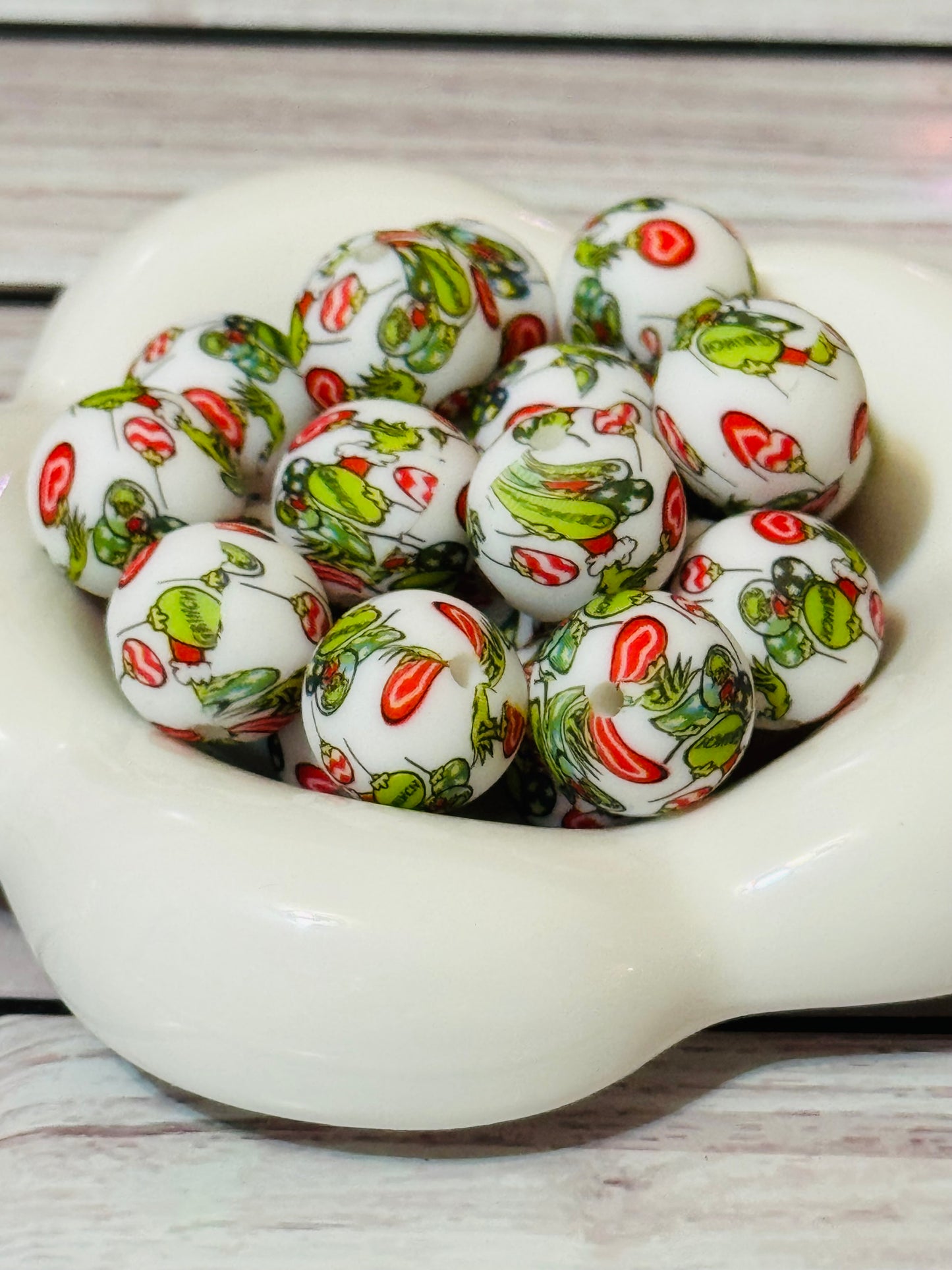 Grinchy Silicone beads-1