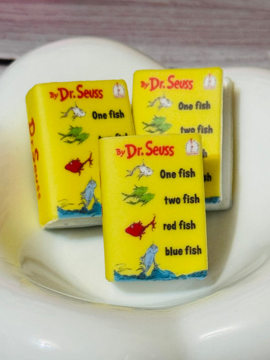 Big Fish Silicone Focal Book Bead -1