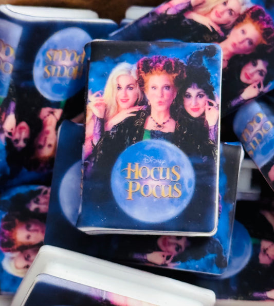 Hocus witchy Silicone Book Focal Bead -1