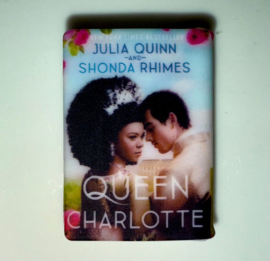 Bridgerton #3 Queen Charlotte Book Silicone Focal bead-1